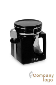 陶瓷茶具罐 - 6“