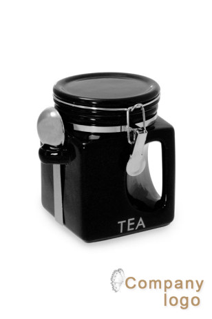 陶瓷茶具罐 - 6“