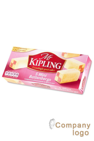 先生吉卜林蛋糕 - 迷你Battenbergs - 5 Pack