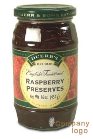 Duerr傳統的英語樹莓果脯 - 16盎司（454克）玻璃瓶