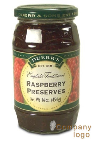 Duerr傳統的英語樹莓果脯 - 16盎司（454克）玻璃瓶