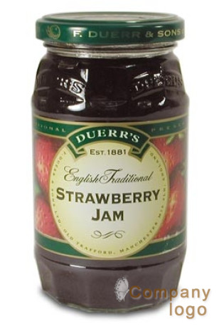 Duerr英國傳統的草莓蜜餞 - 16盎司（454克）玻璃