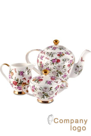 蝴蝶字段骨瓷茶具