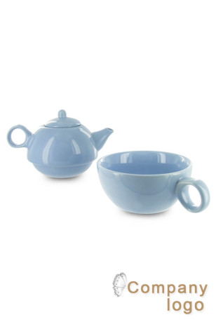 阿姆斯特丹茶一粉藍色